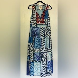 Figue Blue & White Betty Dress